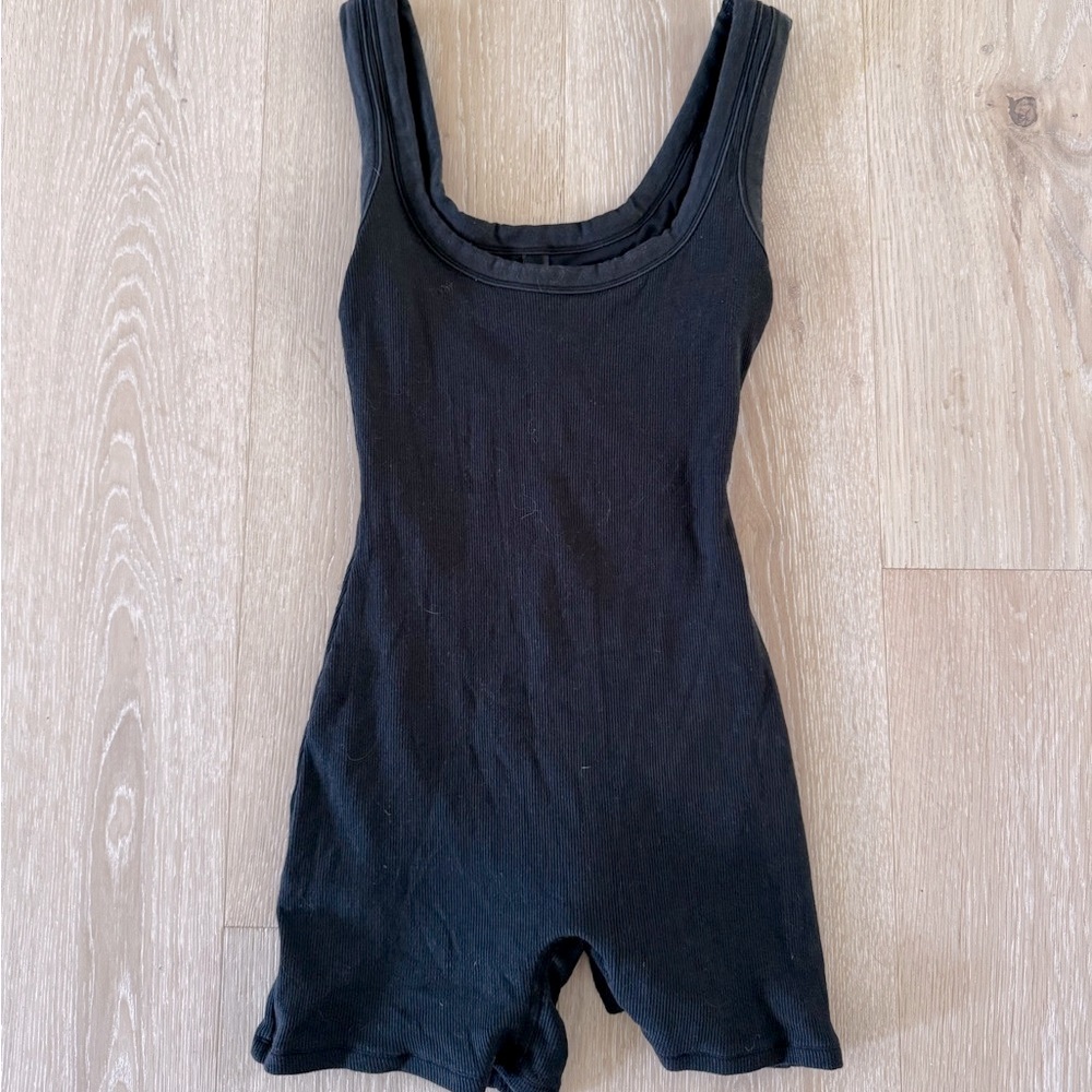 skims ribbed romper